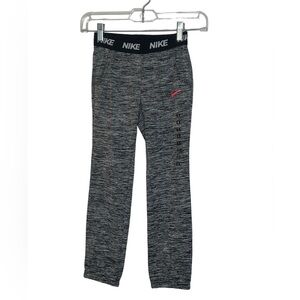 Nike 6x girls grey Dri fit space dyed sweatpants